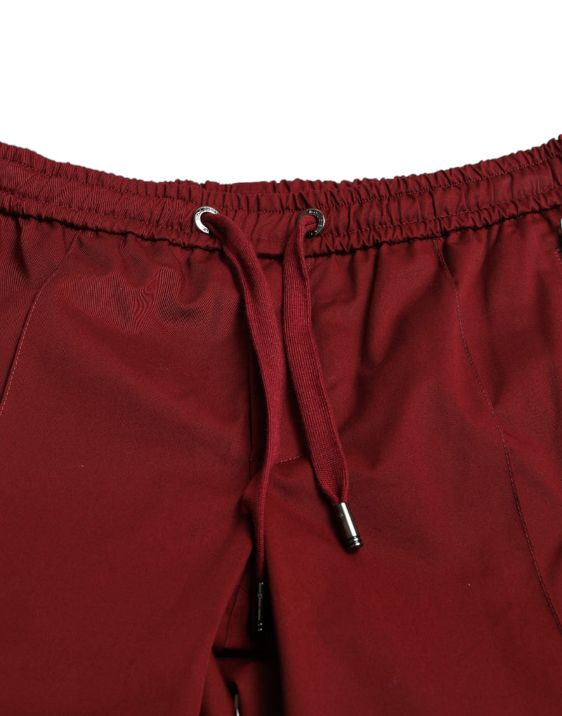 Pantalon de jogger extensible en coton marron