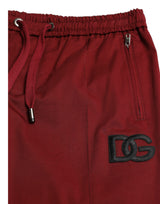 Pantalon de jogger extensible en coton marron