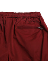 Pantalon de jogger extensible en coton marron