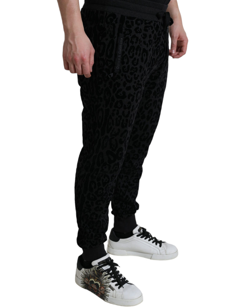 Eleganti jogger leopardo per uomini