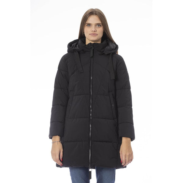 Elegante schwarze Jacke für schicke Wärme