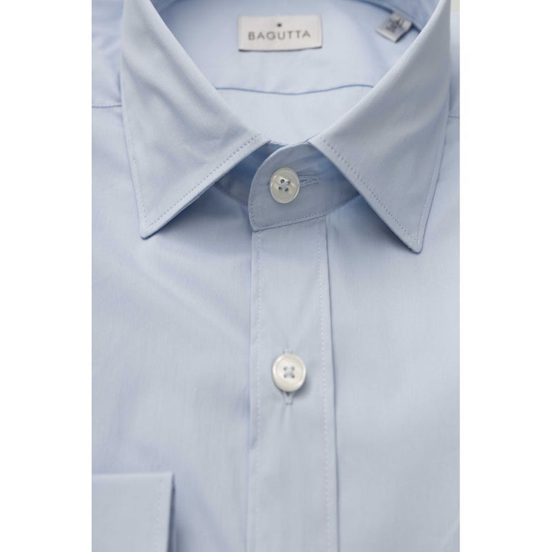 Shirt bleu clair slim élégant