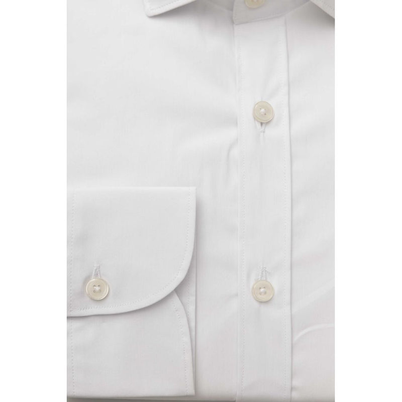 Camicia bianca con colletto francese in forma slim