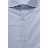 Light Blue Cotton Men Shirt