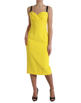 Robe midi sans manches Sunshine Chic sans manches