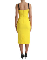 Sunshine Chic ärmellose Midi Kleid