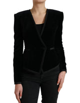 Elegantes Doppelbrust-Baumwoll-Silk-Blazer