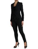 Chic Woll Blend Peak Revers Blazer