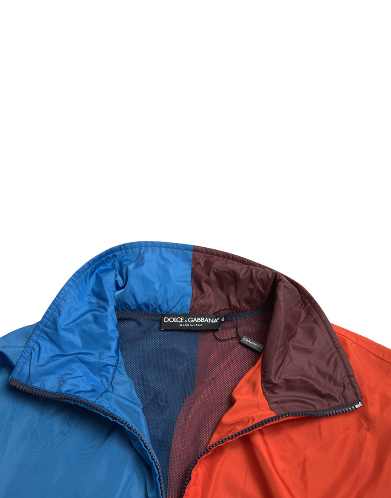 Multicolor -Techno -Stoffwindbrecherjacke