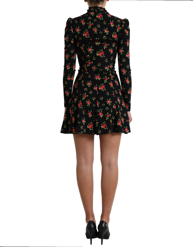 Élégant mini robe A-Line Floral