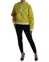 Veste à capuche jaune rayonnante