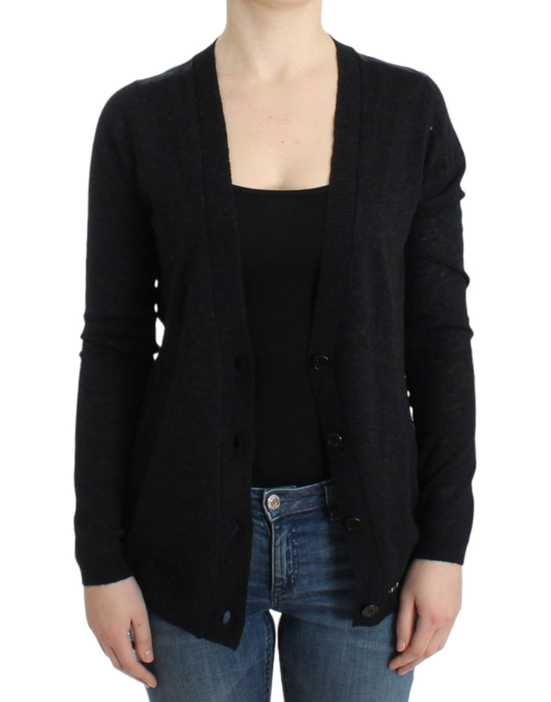 Elegante cardigan leggero con scollo a V profondo