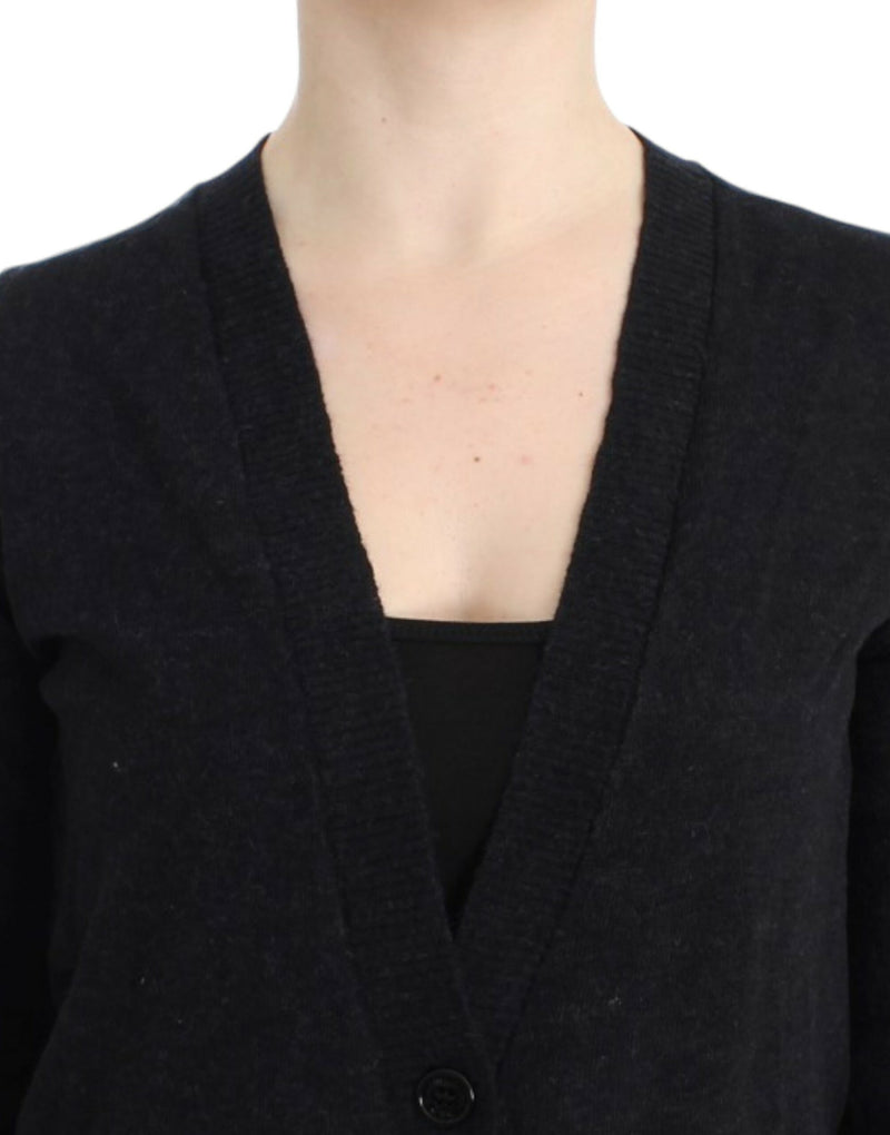 Elegante cardigan leggero con scollo a V profondo