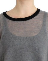 Maglione in maglia abbellito asimmetrico chic