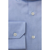 Light Blue Cotton Men Shirt