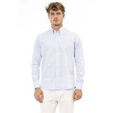 Elegante camicia italiana azzurra