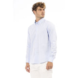 Elegante camicia italiana azzurra