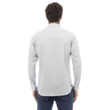 Gray Cotton Men's Shirt