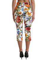 Floral High Waist Cropped Fashion Mased