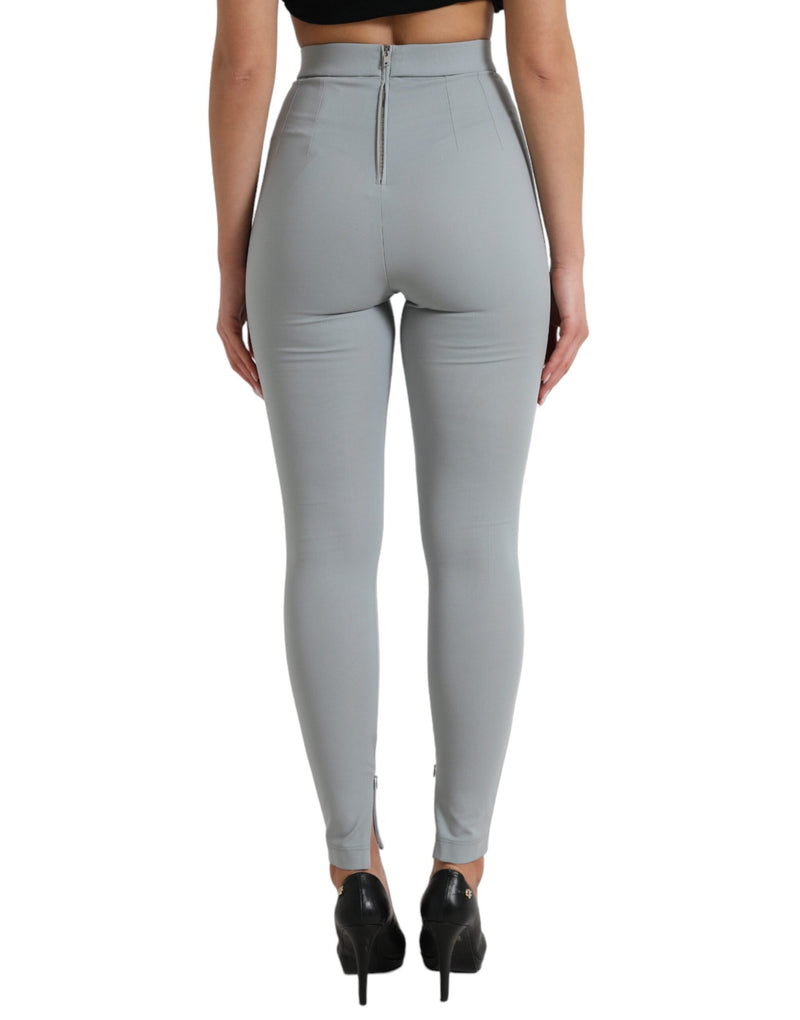 Leggings hauts hauts élégants en gris