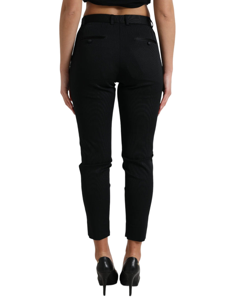 Pantalon skinny à taille haute chic