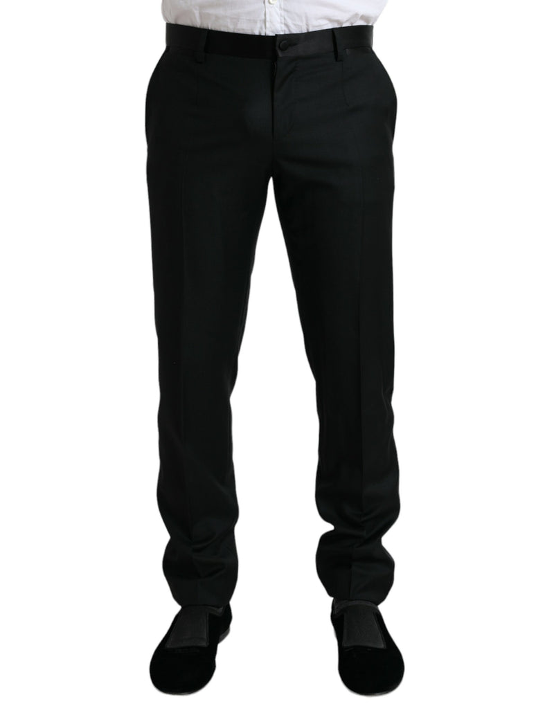 Elegante schlanke Fit -Wollkleiderhose