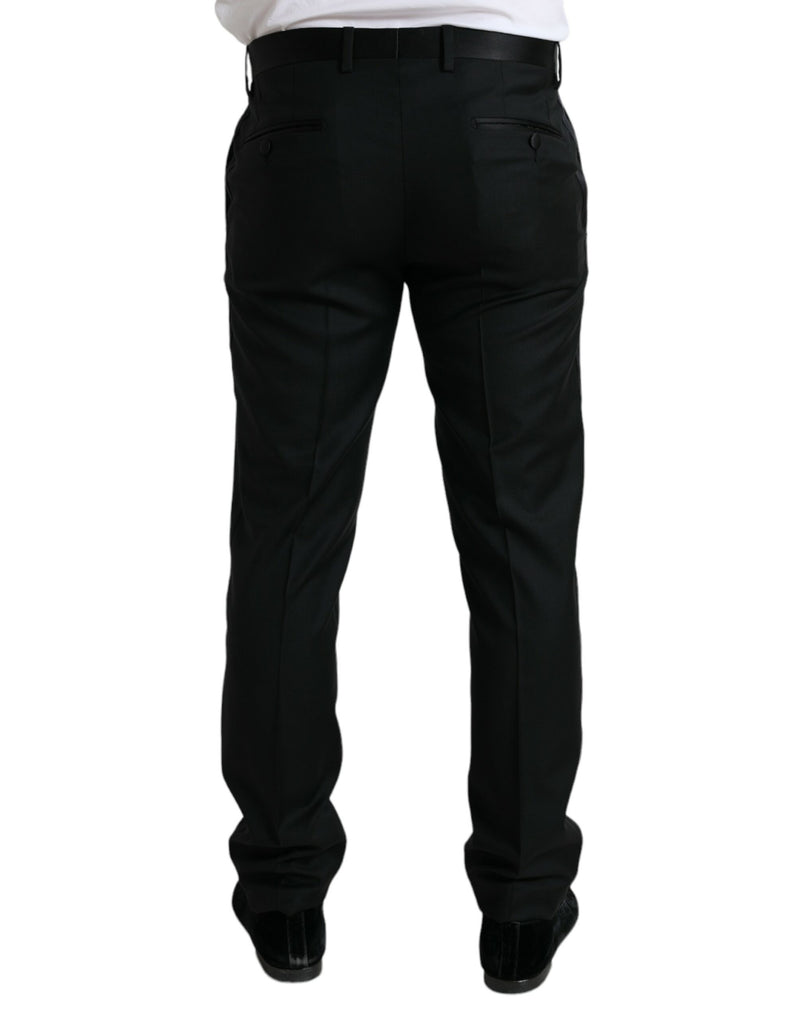 Elegante schlanke Fit -Wollkleiderhose