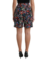 Schicke Blumenhochthosen Shorts Heißer Hosen Shorts