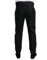 Elegante schlanke Fit -Wollkleiderhose