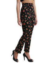 Pantalon floral fleuri élégant