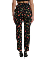 Pantalon floral fleuri élégant