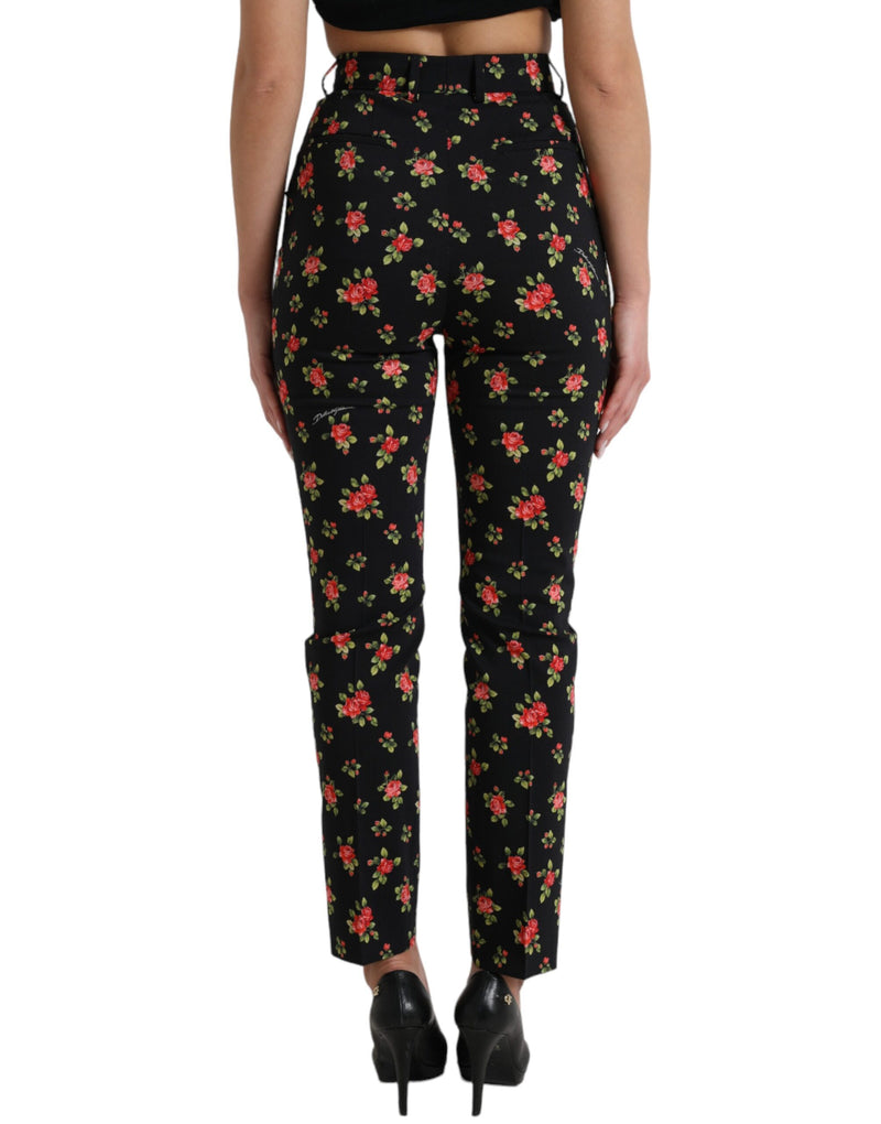 Pantalon floral fleuri élégant