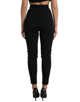 Elegant High Waist Skinny Pants