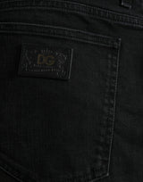 Chic Black Bermuda Denim σορτς