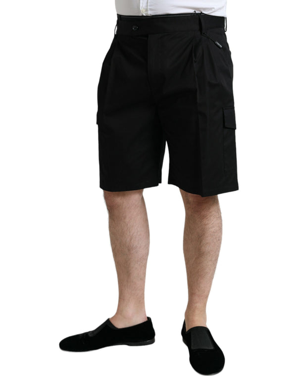 Schlanker Designer Bermuda Cargo Shorts