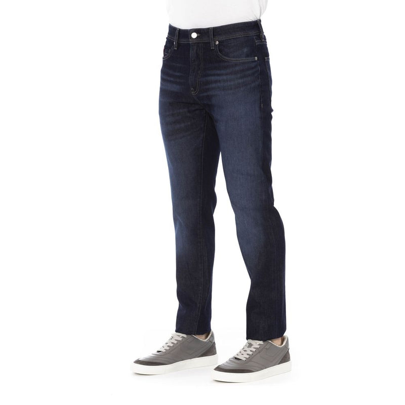 Blue Cotton Men Jeans