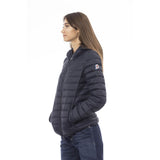 Blue Nylon Women Jacket