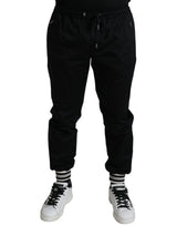 Elegante pantaloni da jogger di cotone magro