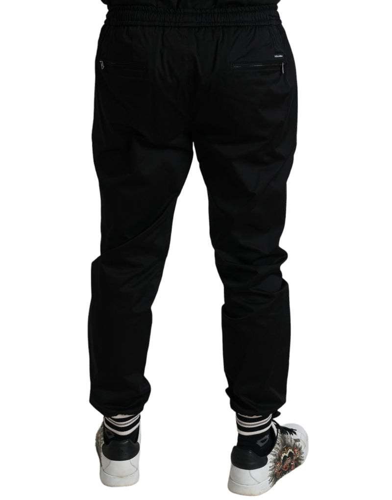 Elegante pantaloni da jogger di cotone magro