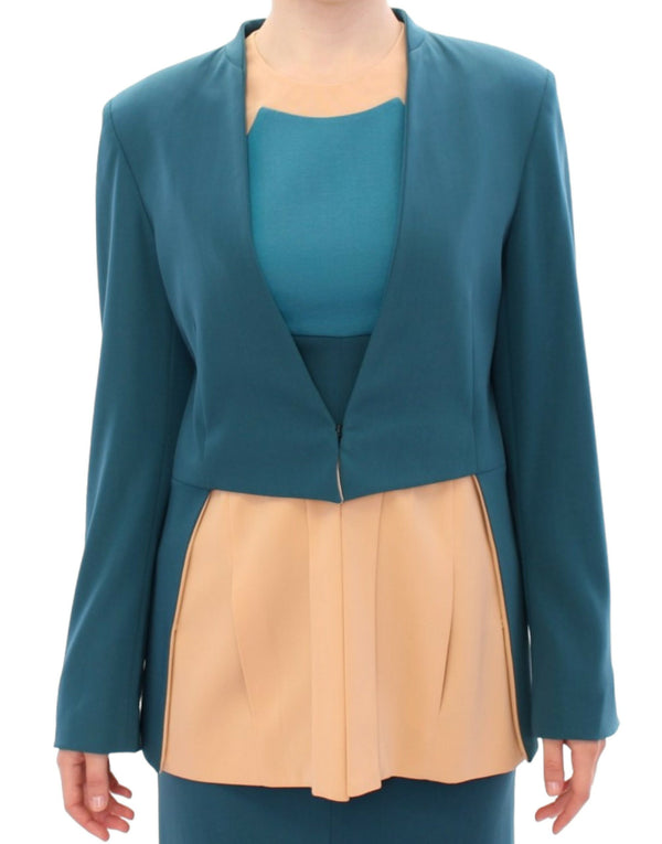 Blazer transitionnel chic dans le biais