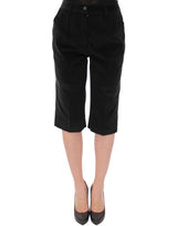 Eleganter Designer schwarzer Shorts