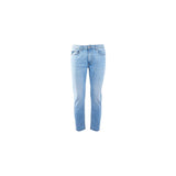 Sleek Comfort Denim Jeans de lavado de luz de cinco bolsillos