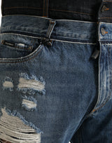 Schick dünne Denim -Jeans mit dünner Denim -Jeans