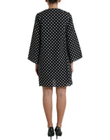 Elegante Mini Vestido de Polka Dot Shift