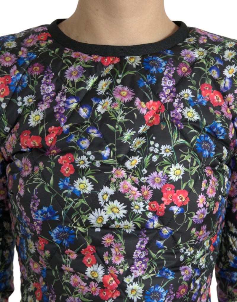 Élégance de mini-robe de gaine florale