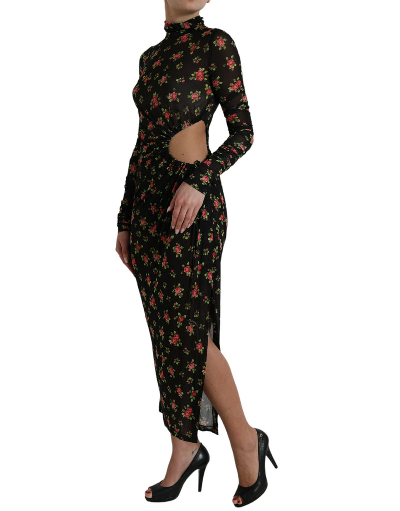 Robe de gaine florale élégante