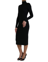 Robe à col roulé élégante BodyCon