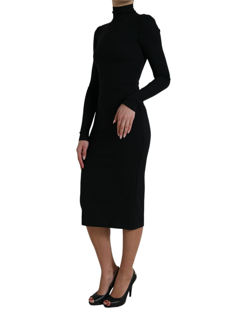 Robe à col roulé élégante BodyCon