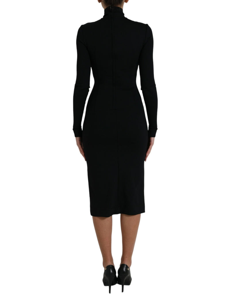 Robe à col roulé élégante BodyCon