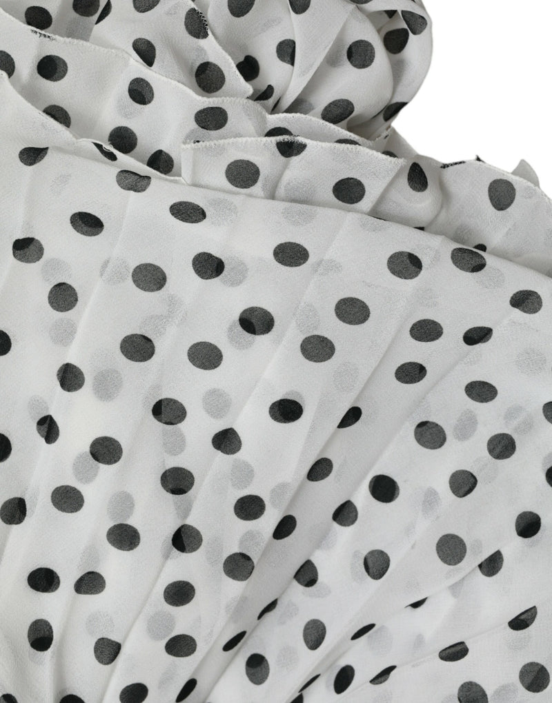 Κομψό φόρεμα Maxi Polka Dots